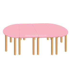 칼라 분홍 책상